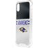 NFL Baltimore Ravens White Striped iPhone XS Clear Case