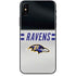 NFL Baltimore Ravens White Striped iPhone XS Max Skin