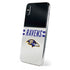 NFL Baltimore Ravens White Striped iPhone XS Max Skin