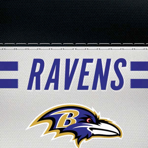 NFL Baltimore Ravens White Striped iPhone XS Max Skin