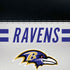 NFL Baltimore Ravens White Striped iPhone XS Max Skin