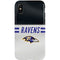 NFL Baltimore Ravens White Striped iPhone XS Pro Case