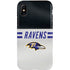 NFL Baltimore Ravens White Striped iPhone XS Pro Case