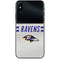 NFL Baltimore Ravens White Striped iPhone XS Skin