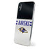 NFL Baltimore Ravens White Striped iPhone XS Skin