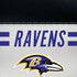 NFL Baltimore Ravens White Striped iPhone XS Skin