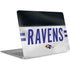 NFL Baltimore Ravens White Striped Apple MacBook Air Skin