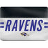 NFL Baltimore Ravens White Striped Apple MacBook Air Skin