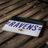 NFL Baltimore Ravens White Striped Apple MacBook Air Skin