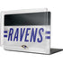 NFL Baltimore Ravens White Striped MacBook Cases