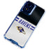 NFL Baltimore Ravens White Striped Moto G 5G (2024) Clear Case