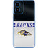 NFL Baltimore Ravens White Striped Moto G Play 4G (2024) Skin