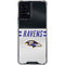 NFL Baltimore Ravens White Striped Moto G Power 5G (2024) Clear Case