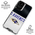 NFL Baltimore Ravens White Striped Moto G Power 5G (2024) Clear Case