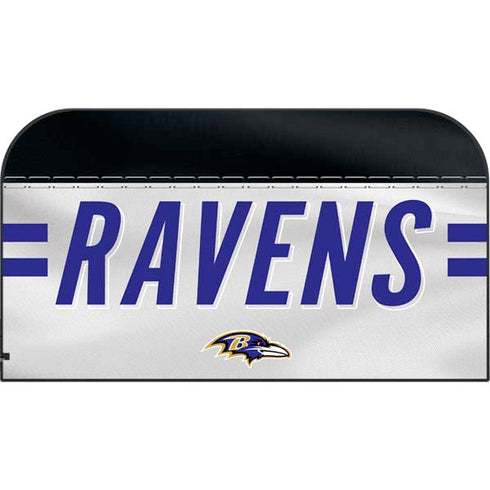 NFL Baltimore Ravens White Striped Nintendo Switch 2 (2025) with Joy-Con Skin