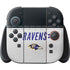 NFL Baltimore Ravens White Striped Nintendo Switch 2 (2025) Joy-Con Controller Skin