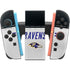 NFL Baltimore Ravens White Striped Nintendo Switch 2 (2025) Joy-Con Controller Skin