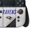 NFL Baltimore Ravens White Striped Nintendo Switch 2 (2025) Joy-Con Controller Skin