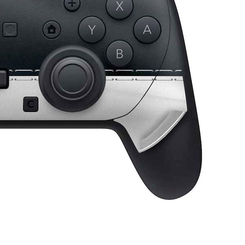 NFL Baltimore Ravens White Striped Nintendo Switch 2 (2025) Pro Controller Skin