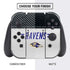 NFL Baltimore Ravens White Striped Nintendo Switch Bundle Skin
