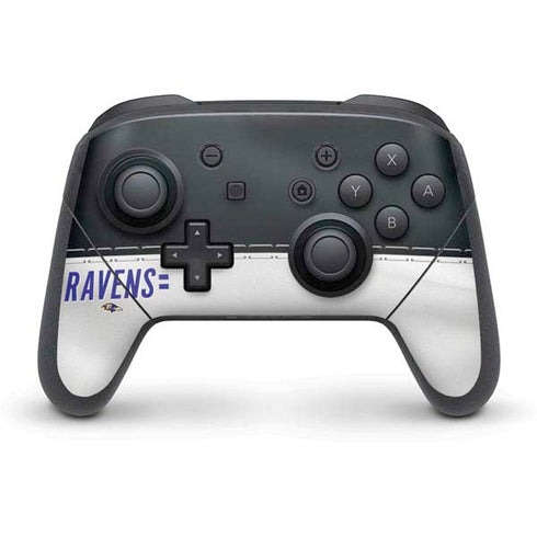 NFL Baltimore Ravens White Striped Nintendo Skins