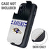 NFL Baltimore Ravens White Striped Otterbox Defender iPhone Skin