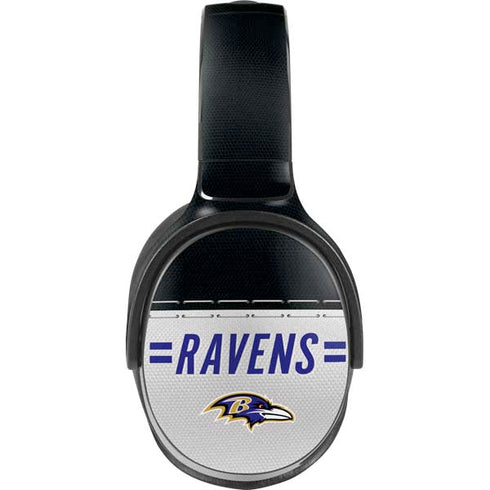 NFL Baltimore Ravens White Striped Skullcandy Venue Skin