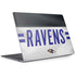 NFL Baltimore Ravens White Striped Surface Laptop 3 13.5in Skin