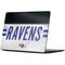 NFL Baltimore Ravens White Striped Surface Laptop 7 13.8in Skin
