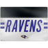 NFL Baltimore Ravens White Striped Surface Laptop 7 13.8in Skin