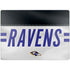NFL Baltimore Ravens White Striped Surface Laptop 7 15in Skin