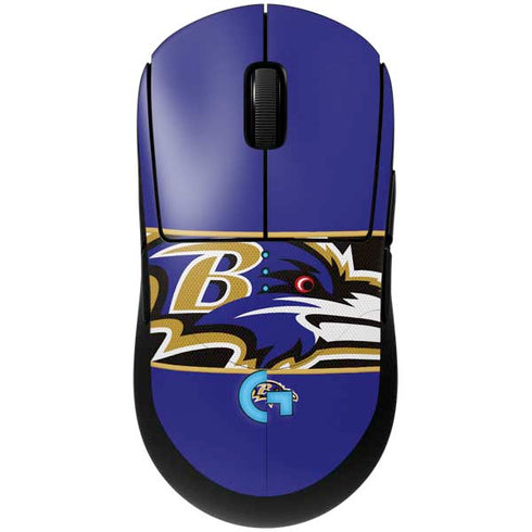NFL Baltimore Ravens Zone Block G Pro Wireless Gaming Mouse Skin