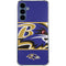 NFL Baltimore Ravens Zone Block Galaxy A55 5G Clear Case