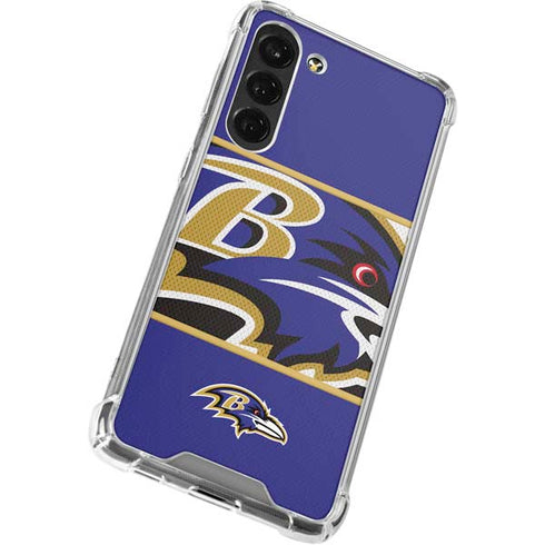 NFL Baltimore Ravens Zone Block Galaxy S24 FE Clear Case