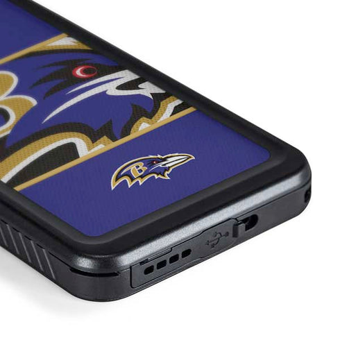 NFL Baltimore Ravens Zone Block Galaxy S24 Plus Waterproof Case