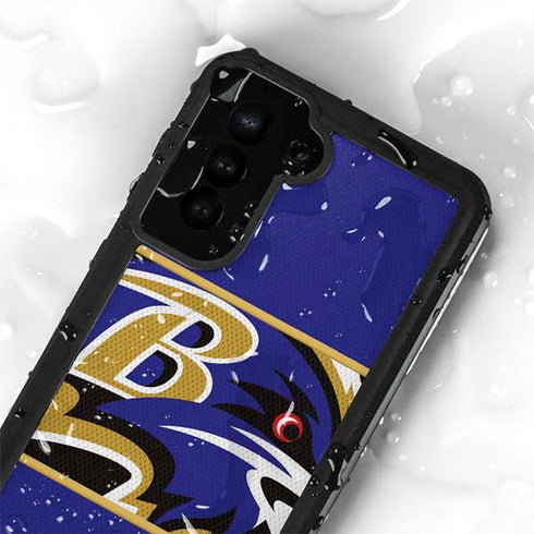 NFL Baltimore Ravens Zone Block Galaxy S24 Plus Waterproof Case