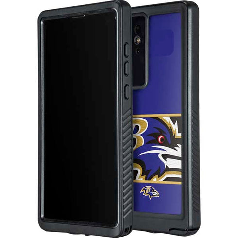 NFL Baltimore Ravens Zone Block Galaxy S24 Ultra Waterproof Case