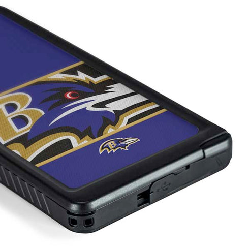 NFL Baltimore Ravens Zone Block Galaxy S24 Ultra Waterproof Case