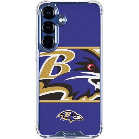 NFL Baltimore Ravens Zone Block Galaxy S25 Clear Case