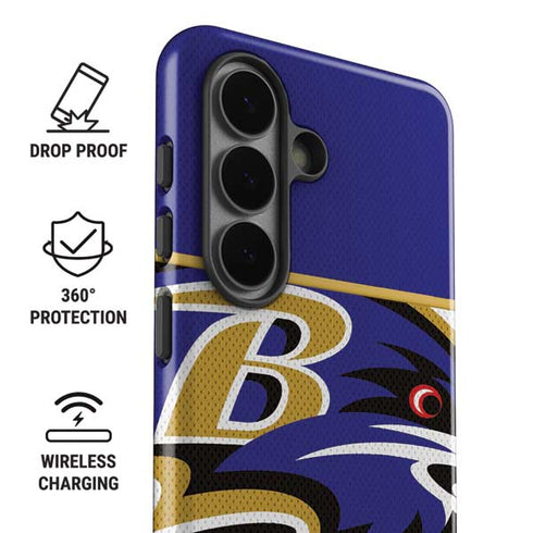 NFL Baltimore Ravens Zone Block Galaxy S26 Plus Impact Case
