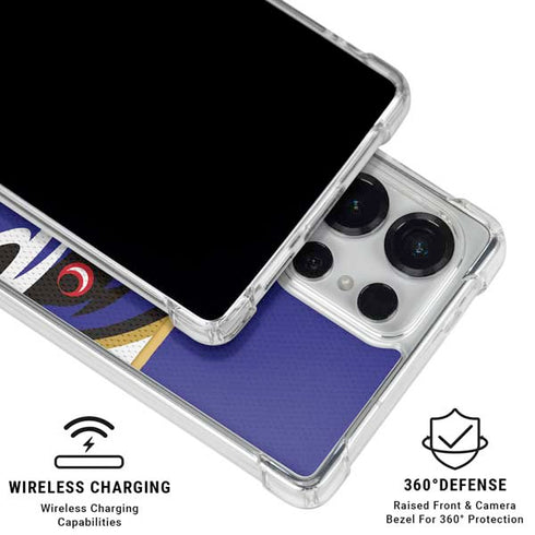 NFL Baltimore Ravens Zone Block Galaxy S26 Ultra Clear Case