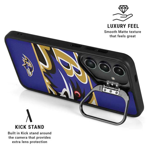 NFL Baltimore Ravens Zone Block Galaxy S26 Ultra Kickstand Case