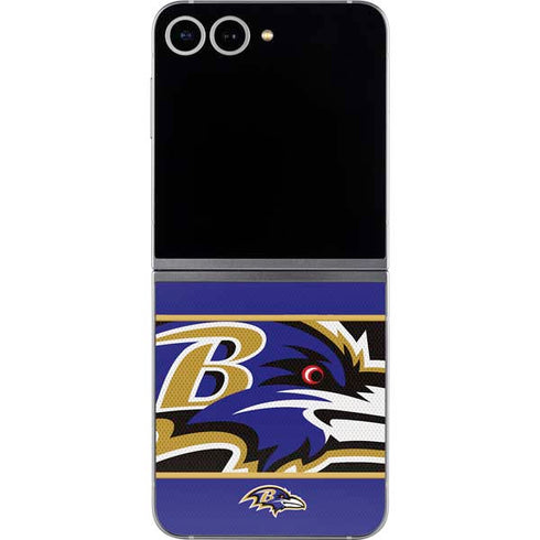 NFL Baltimore Ravens Zone Block Galaxy Z Flip6 Skin