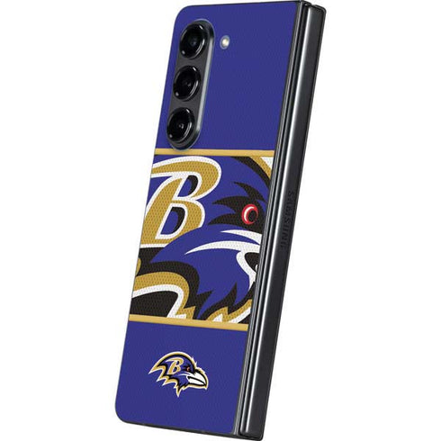 NFL Baltimore Ravens Zone Block Galaxy Z Fold5 5G Skin