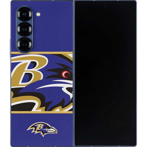 NFL Baltimore Ravens Zone Block Galaxy Z Fold6 Skin