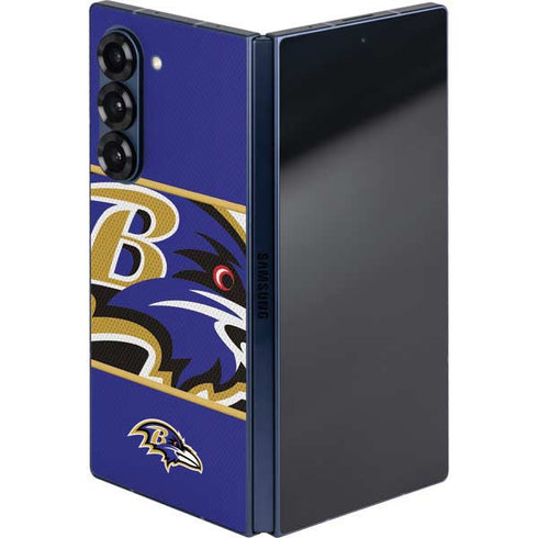 NFL Baltimore Ravens Zone Block Galaxy Z Fold6 Skin