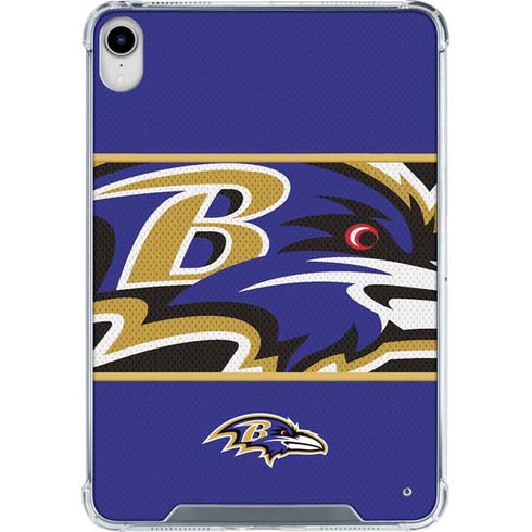 NFL Baltimore Ravens Zone Block iPad 11th Gen (2025) Clear Case