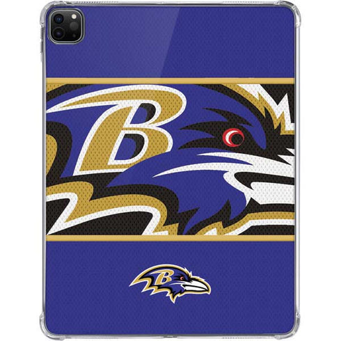 NFL Baltimore Ravens Zone Block iPad Pro 11in (2024) Clear Case