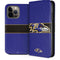 NFL Baltimore Ravens Zone Block iPhone 14 Pro Max Folio Case