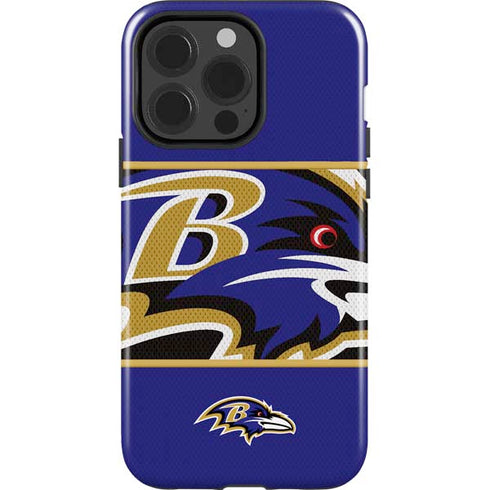 NFL Baltimore Ravens Zone Block iPhone 15 Pro Impact Case